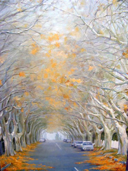 Autumn St Kilda illustration art